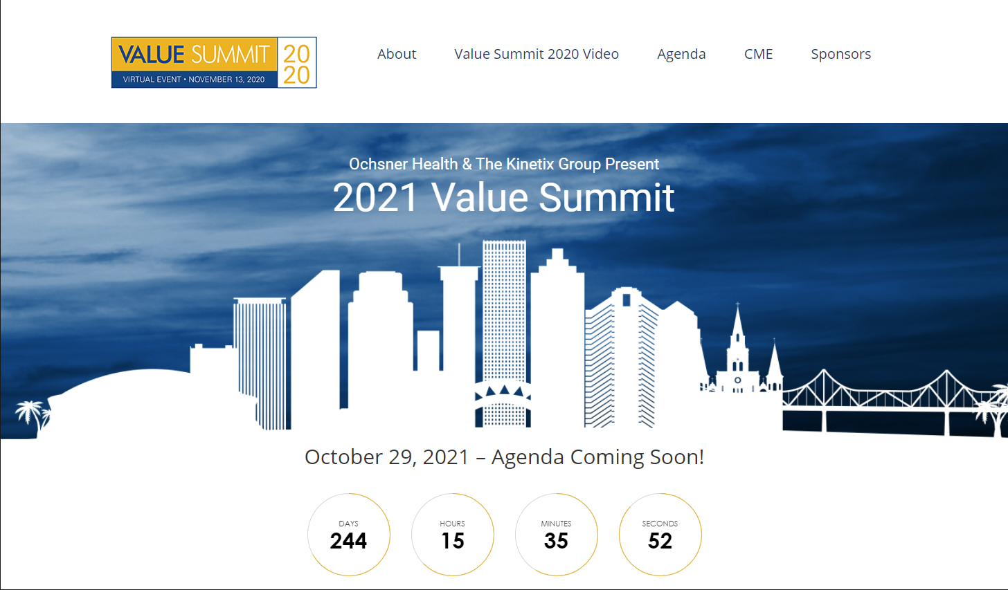 The Annual Value Summit